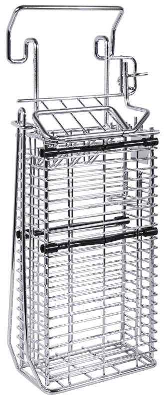 Messerkorb aus Edelstahldraht, L: 18 cm, B: 12 cm, H: 49 cm