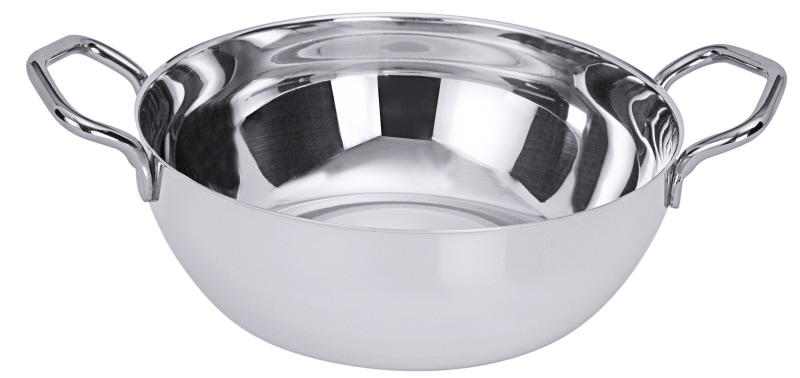 Beilageschale, tief, Edelstahl, I: 0,25 ltr., D: 10 cm, H: 4 cm