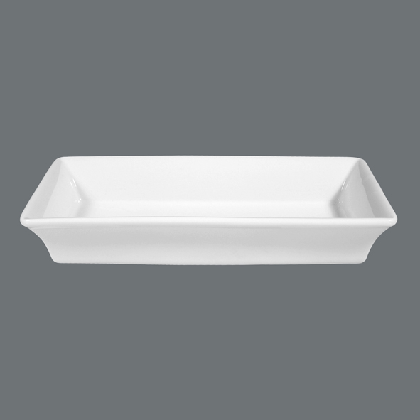Seltmann, Buffet Gourmet - Schale 5140, uni, weiss, 10 x 20 x 4 cm