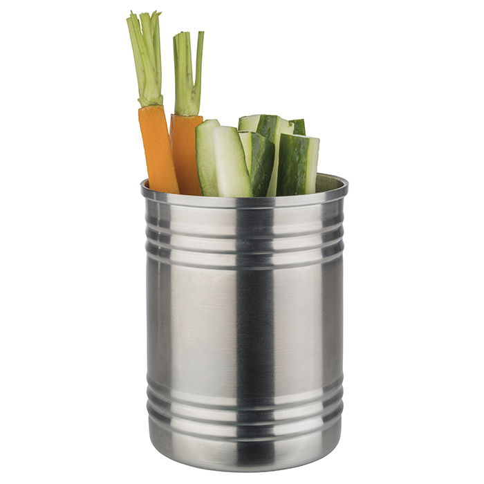 Snackcan, D: 7,5 cm, H: 10 cm, Edelstahl, 0,35 Liter