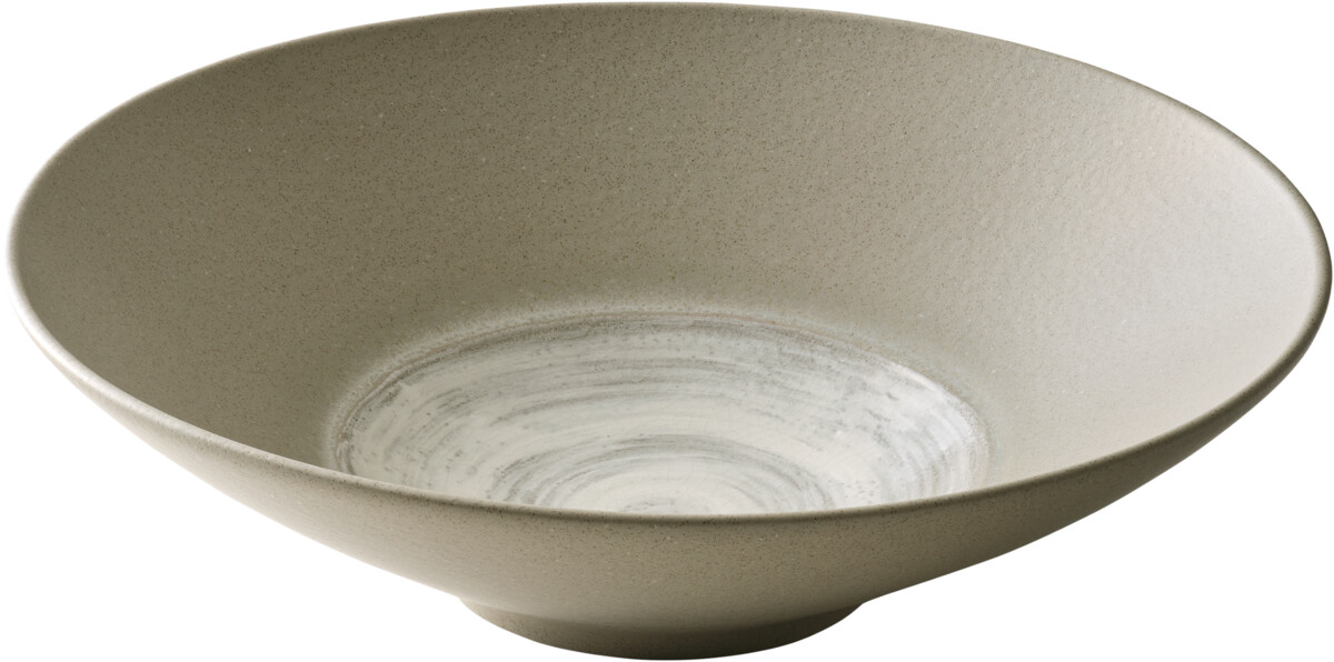 Playground, Steinzeug - SILENTO : Bowl, sand, 24 cm/ 1,15 ltr.