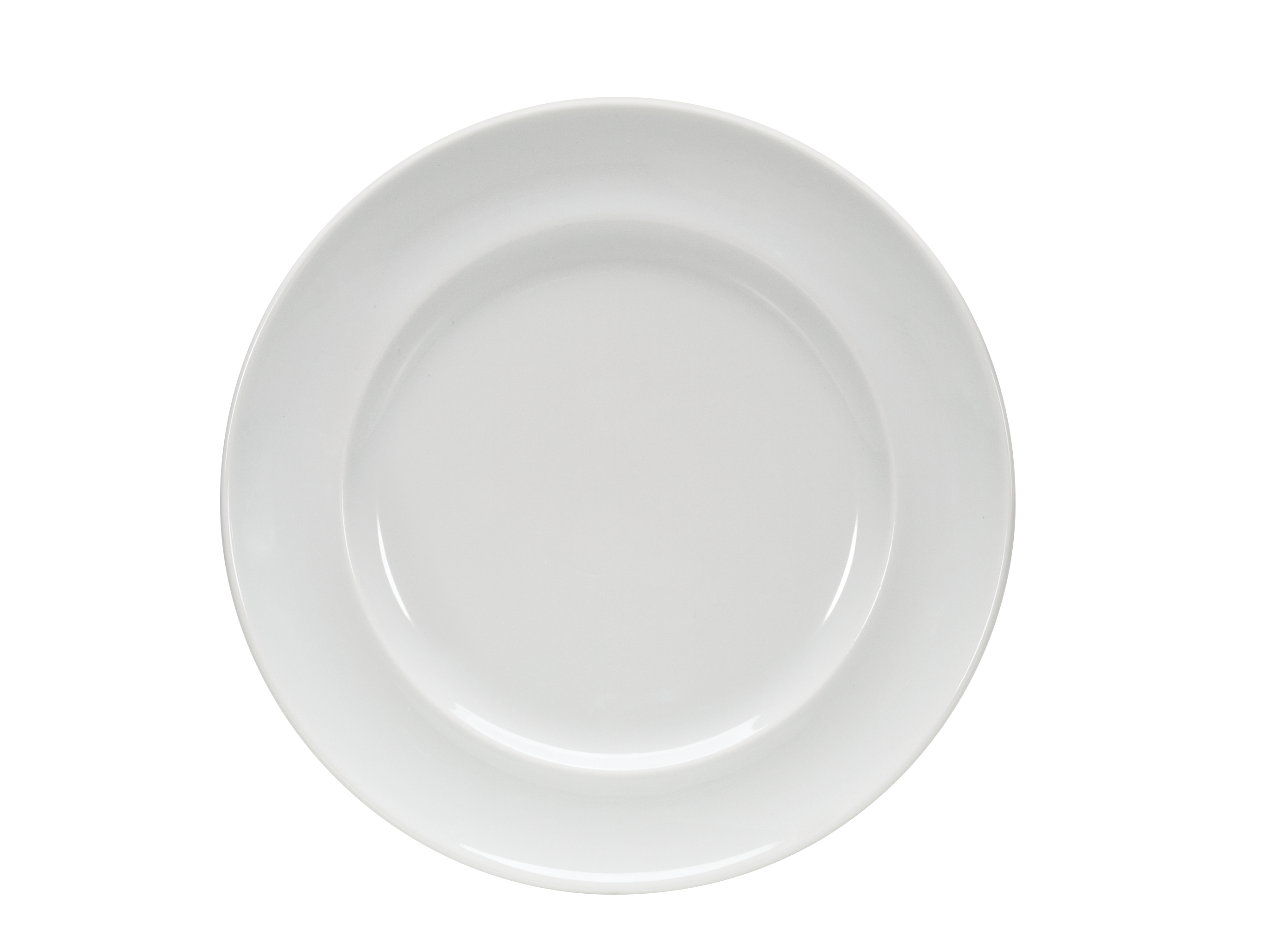 Bauscher, Enjoy - Teller flach schmale Fahne, weiss, uni, 25 cm