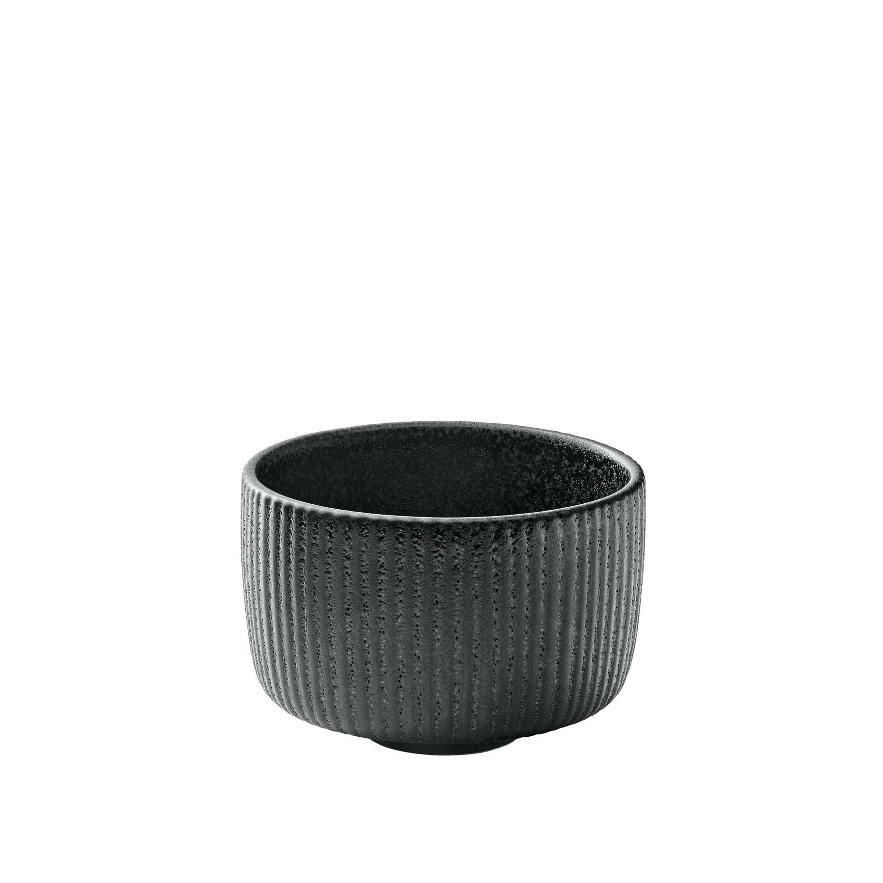 Playground, Steinzeug - NARA Schwarz : Becher nieder , Relief, 0,3 ltr.