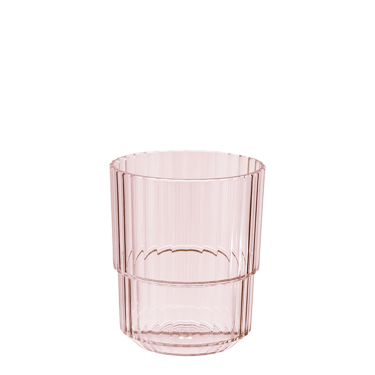 Trinkbecher Linea, Tritan, D: 8,5 cm, H: 10 cm, I: 300 ml, Farbe: light pink