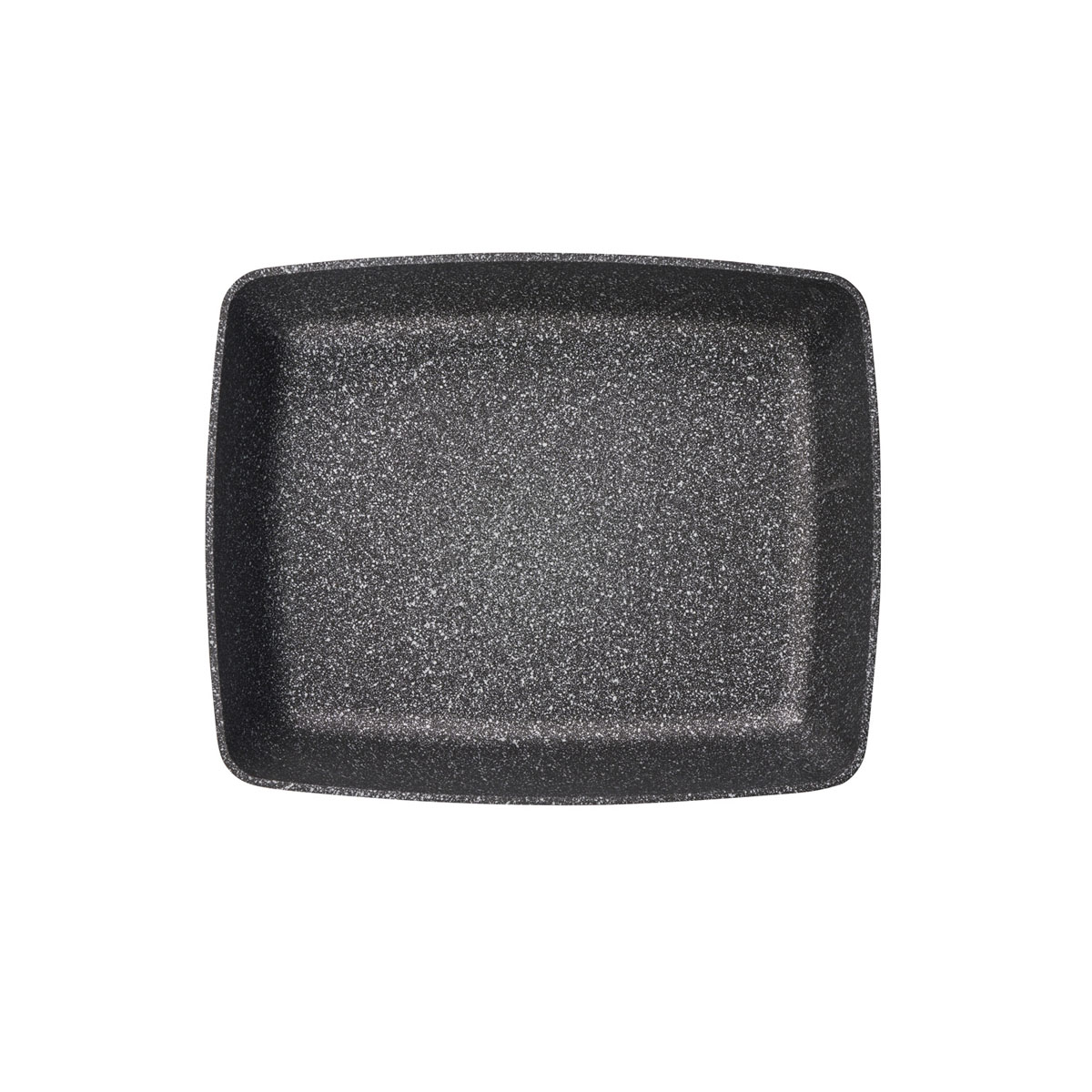 GN 1/2 Schale FROSTFIRE, Aluminium, schwarz/ silber, antihaftbeschichtet, I: 4,5 Liter, 32,5 cm x 26,5 cm, H: 7,5 cm