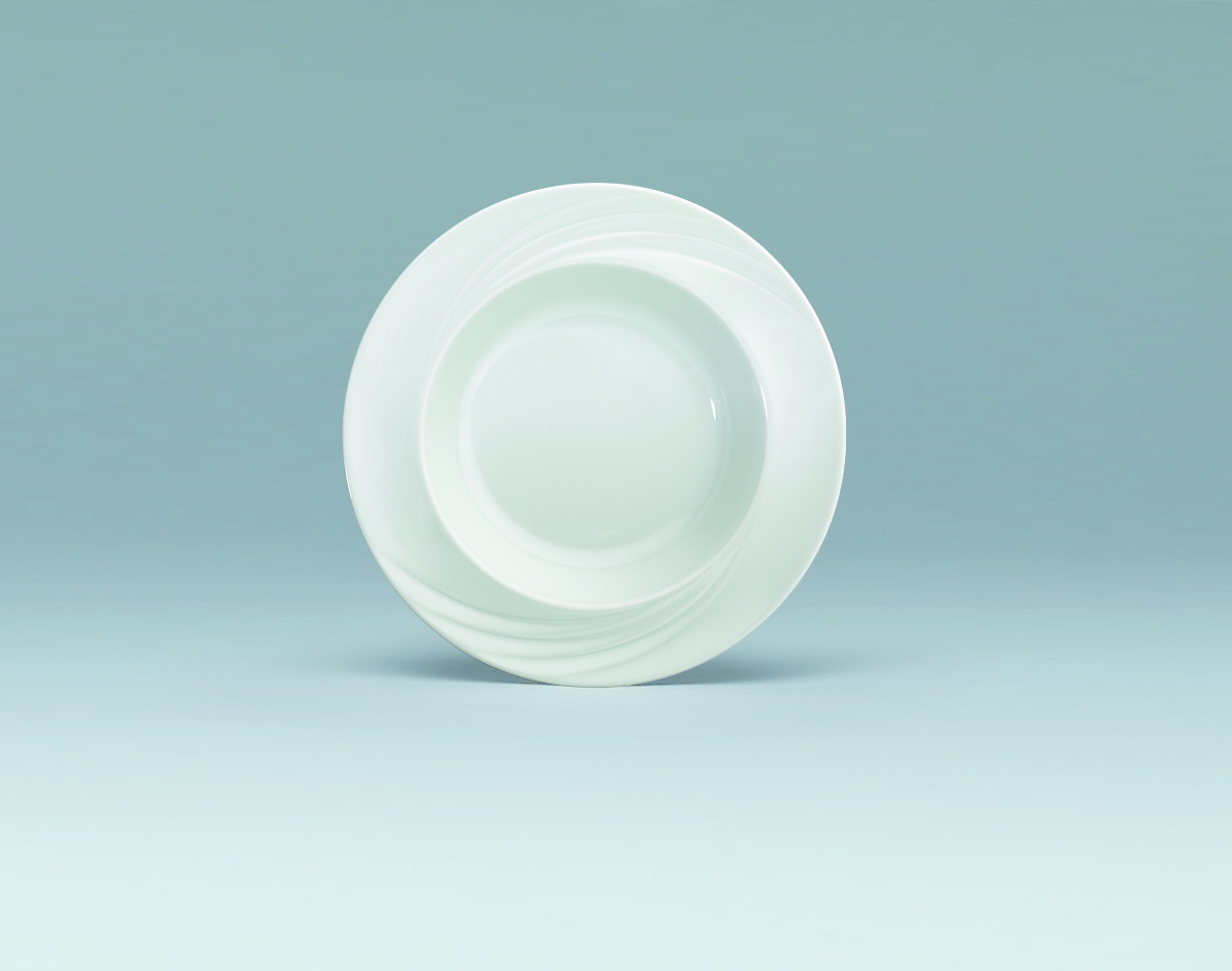 Bauscher Care, Donna Senior - Spezialteller tief Fahne, weiss, uni, 23 cm/ 0,38 ltr.