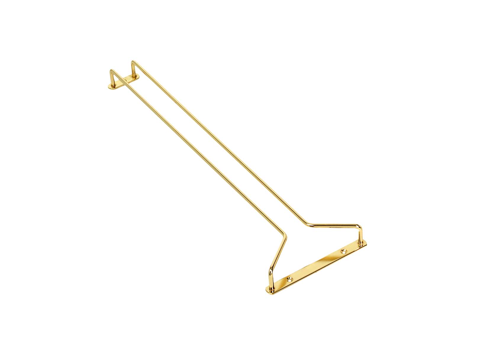 Gläserschiene, Messing, 2 Stück, 30 cm, 32 x 12 x 5 cm