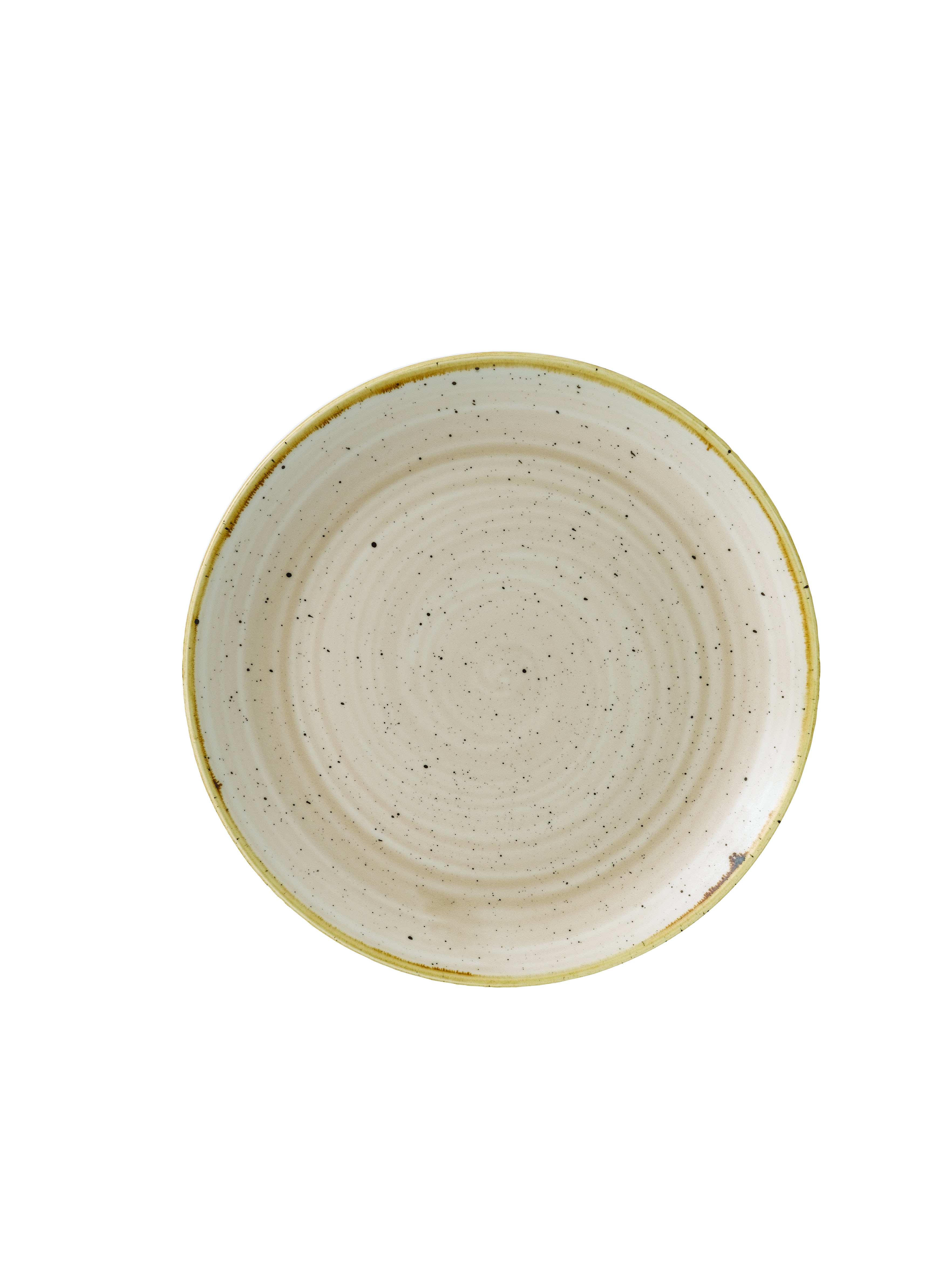 Churchill, Stonecast : Nutmeg Cream - Teller flach Coup, 21,7 cm