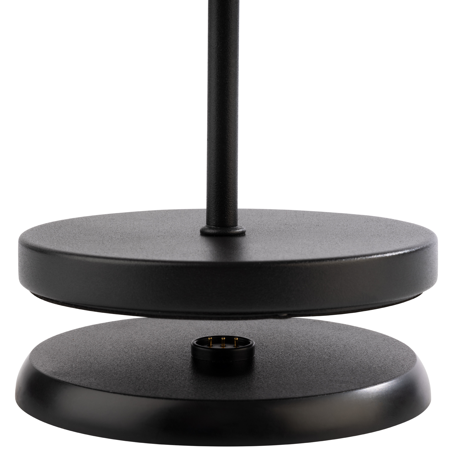 Tischleuchte MERLE, Metall, 1 x LED 2,0 W/ 270 lm, D: 11 cm, H: 30,5 cm, Farbe: schwarz