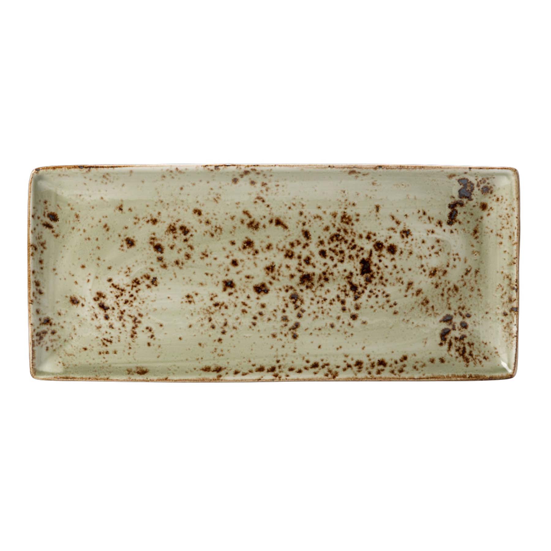 Steelite, Craft : Green 1131 - Platte rechteckig Nr. 4, 37 x 16,5 cm