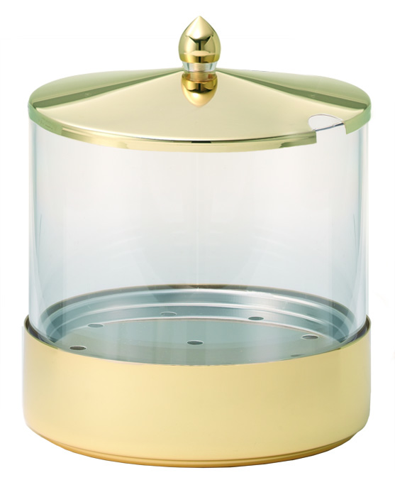ELEGANCE Butterschale 2,5 ltr., Gold, L: 185 mm, B: 185 mm, H: 225 mm