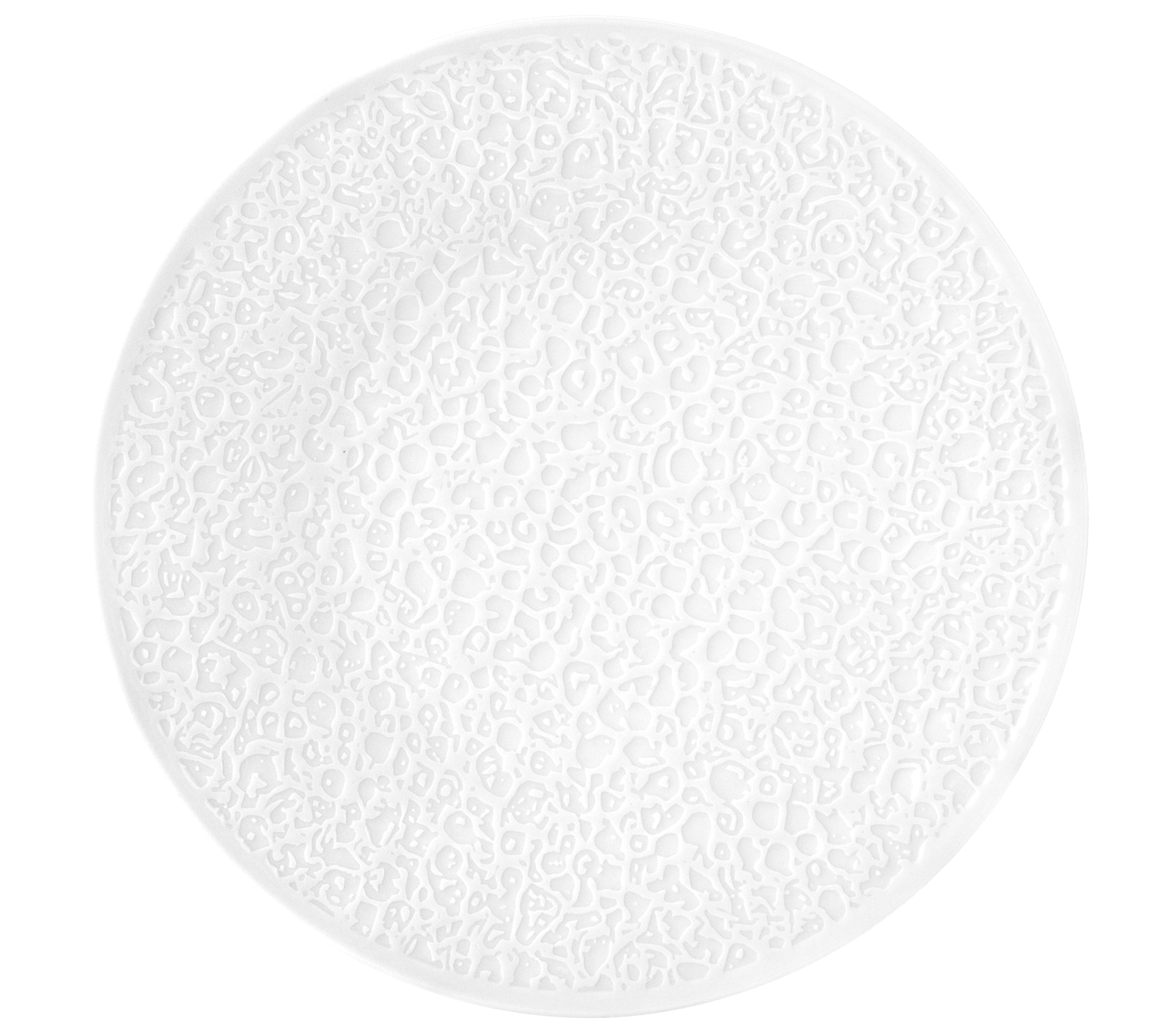 Seltmann Weiden, Nori : Weiss - Speiseteller flach, Vollrelief, 28 cm