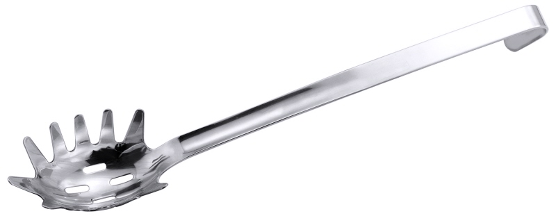 Spaghettiheber, fugenlos, Edelstahl, 10 x 7 cm, L: 34 cm