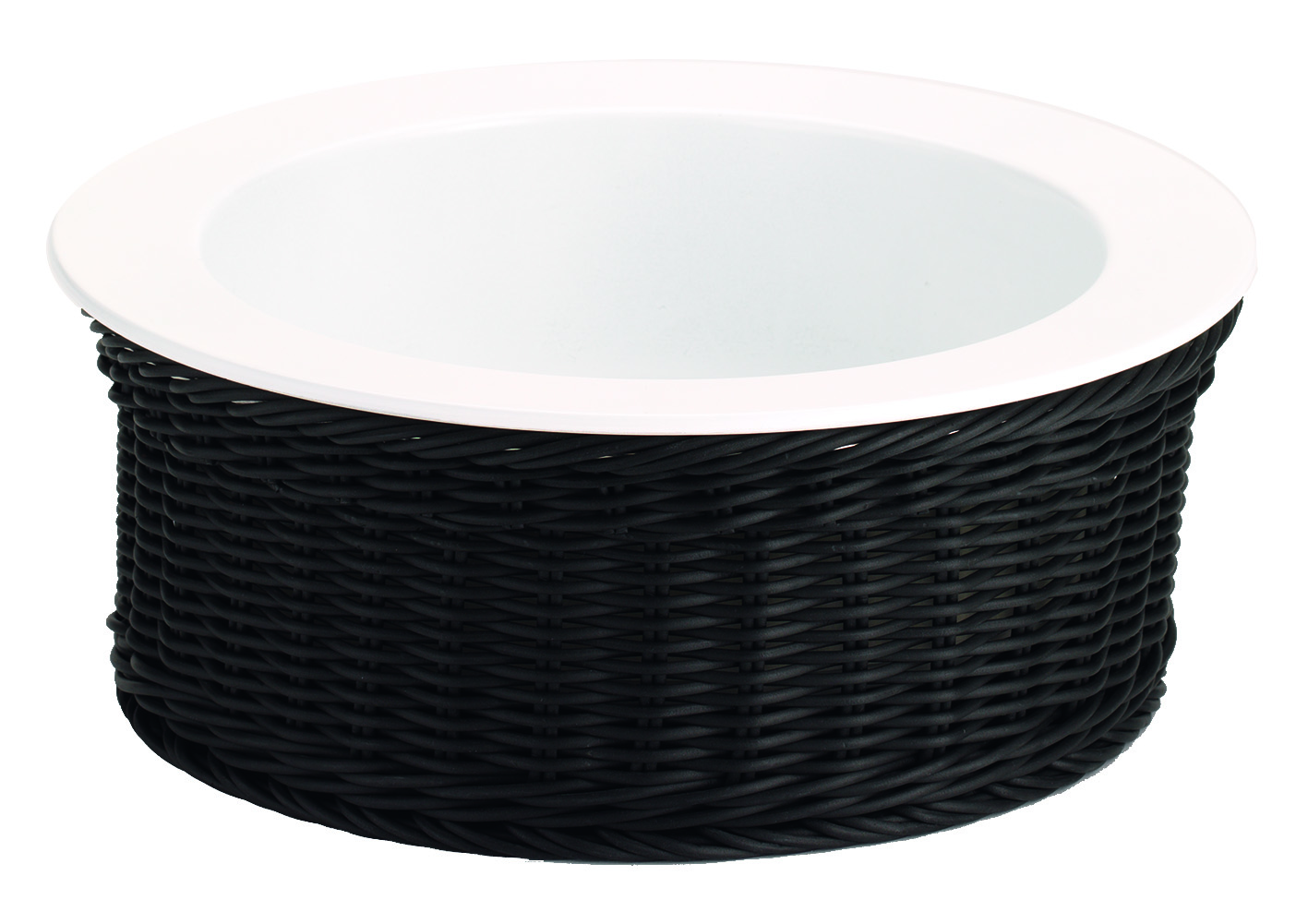 PICKNICK Frischeschale 300, Weidekorb: schwarz, L: 310 mm, B: 310 mm, H: 145 mm