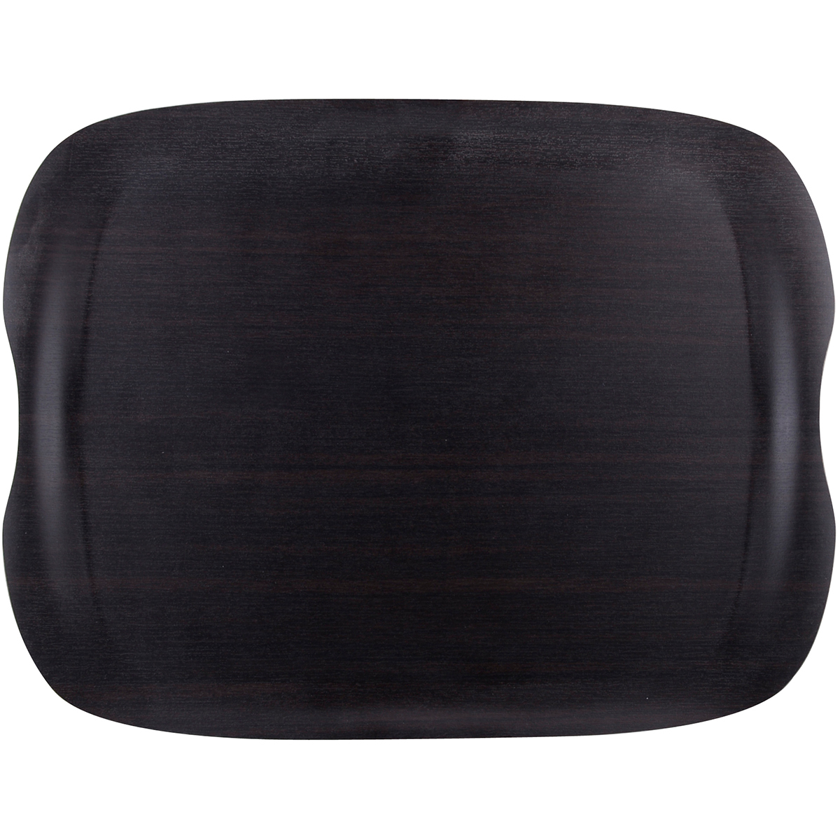 Craft Tray, Wave, Laminat, Dark Wood, L: 43 cm, B: 33 cm, H: 2,5 cm