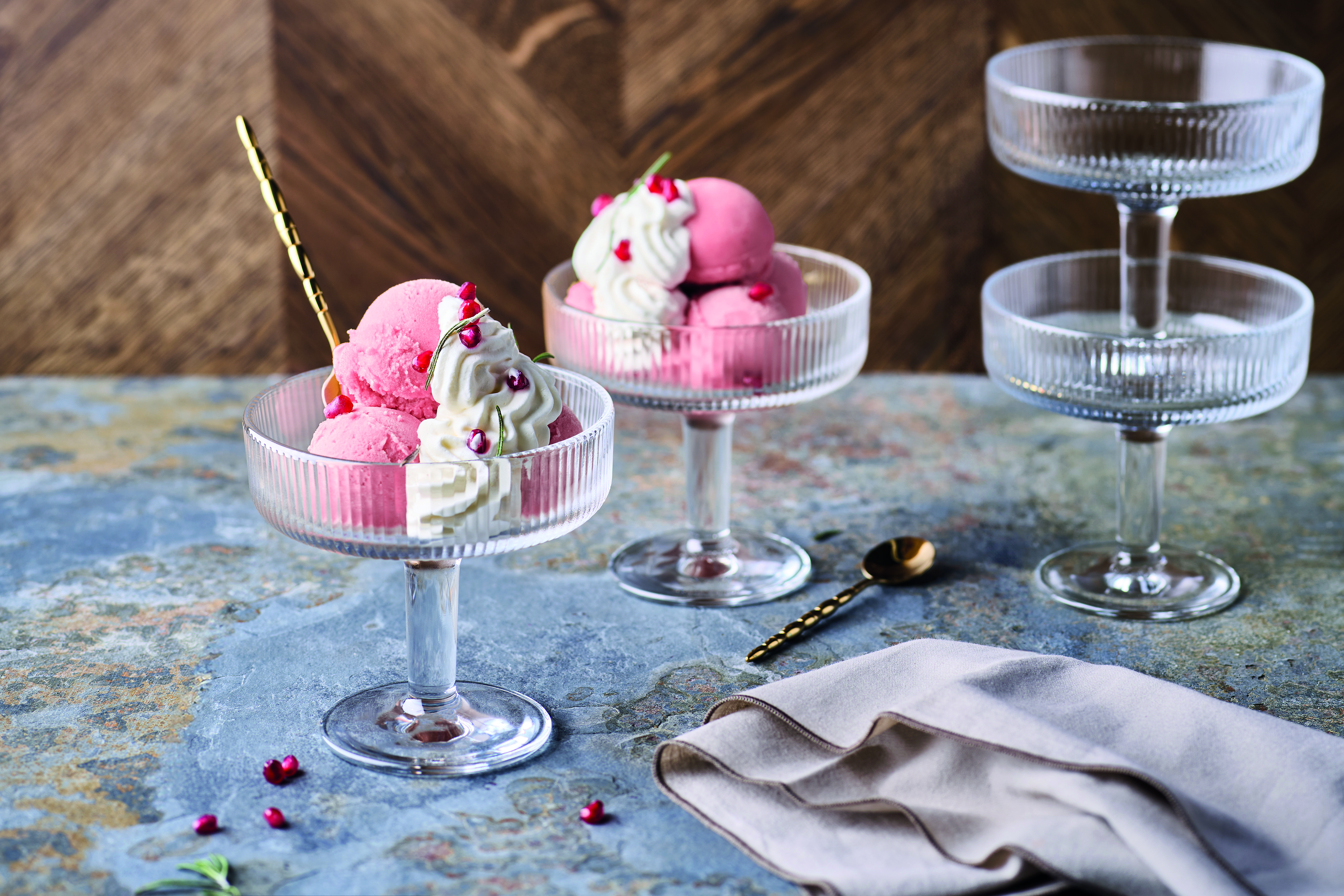 Eis-, Dessertschale Alice : trspt. 33 cl, Inhalt: 330 ml, D: 126 mm, H: 120 mm