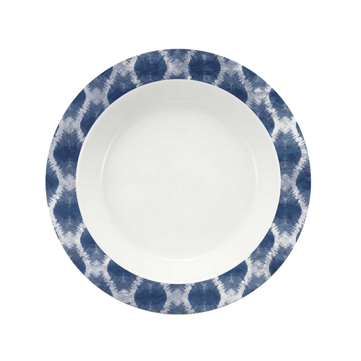 Bauscher Care, Calmera : 426388 Blue - Spezialteller tief rund Fahne, 23 cm