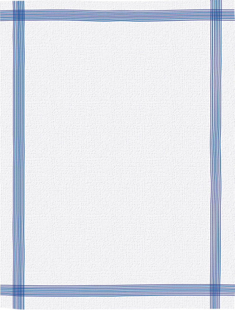 Gläsertuch Rand - Reinleinen 50 x 70 cm