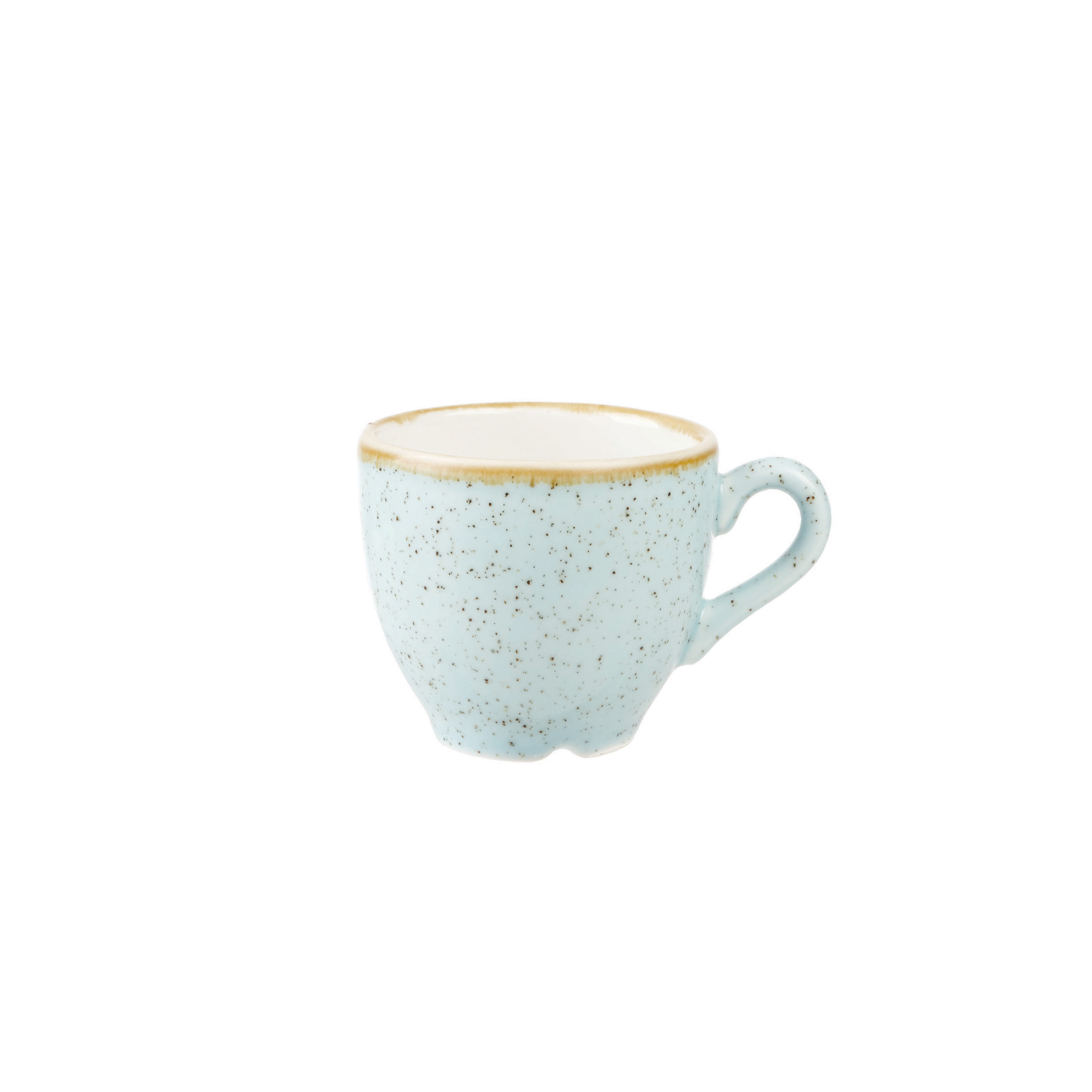 Churchill, Stonecast : Duck Egg Blue - Espresso-Obere, 6,5 x 5,5 cm/ 0,1 ltr.
