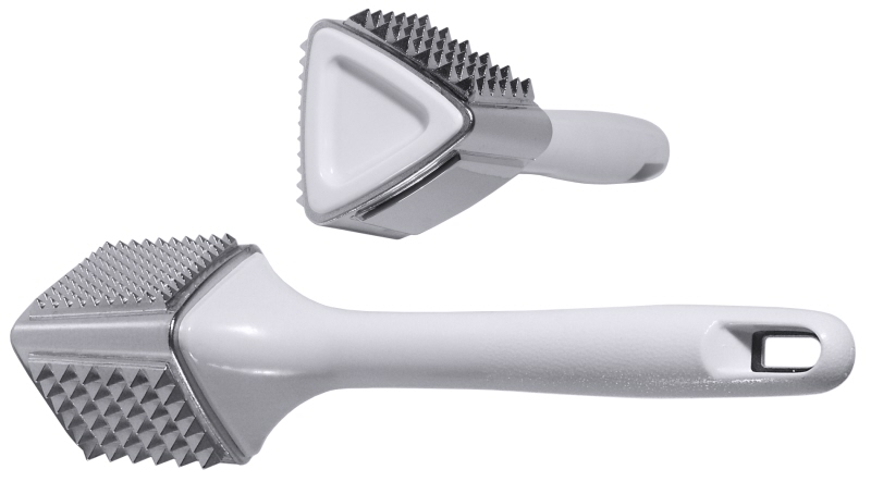 Fleischhammer, 3 Kopfflächen, Aluminiumguss, L: 27 cm, 1 Kg