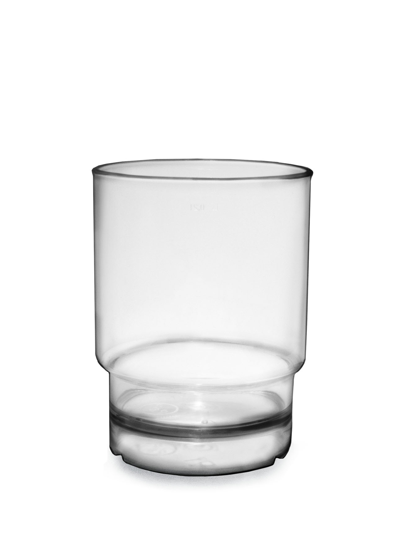 Aku, Mehrweg - Universalglas 200 ml m. F 0.2 ltr. |-|, Polycarbonat, D: 7 cm, H: 9,6 cm, Fb. Glasklar