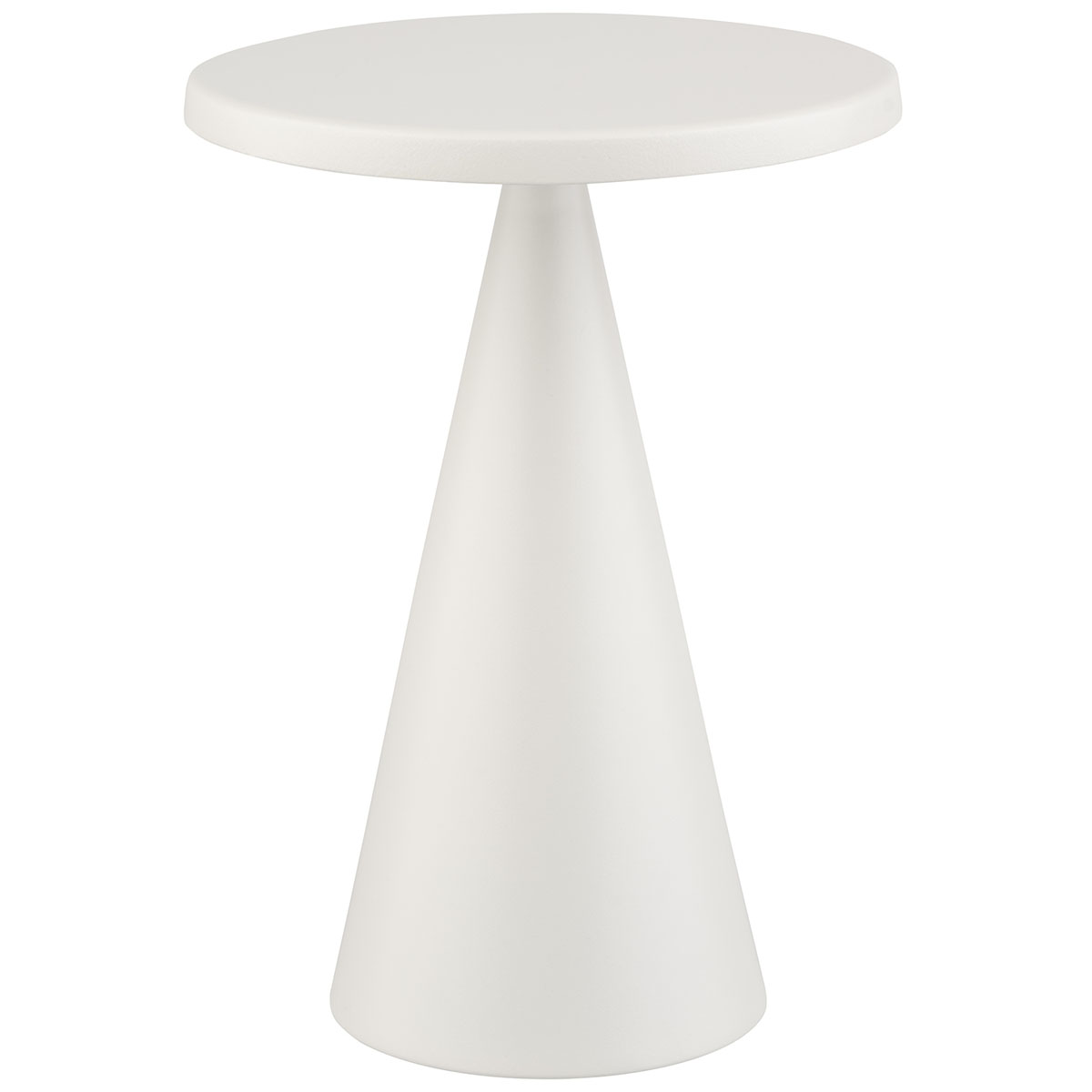 Tischleuchte CONE, Metall, Farbe: whisper white, 1x LED 2,0 W / 180 lm, dimmbar in 3 Stufen, D: 13 cm, H: 18 cm