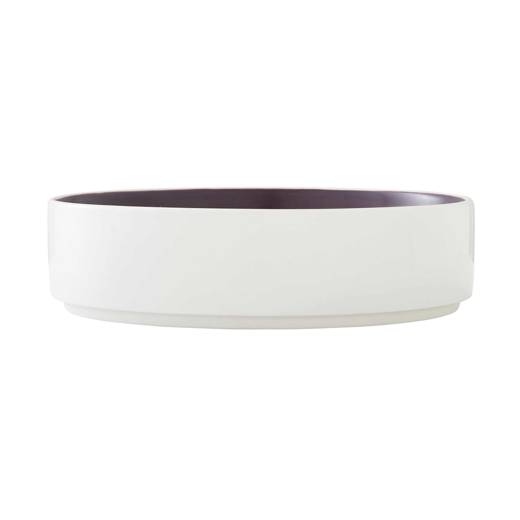 Steelite, Nyx 1219 : Damson - Stapelschale m. hochgestellten Rand, 20,2 cm