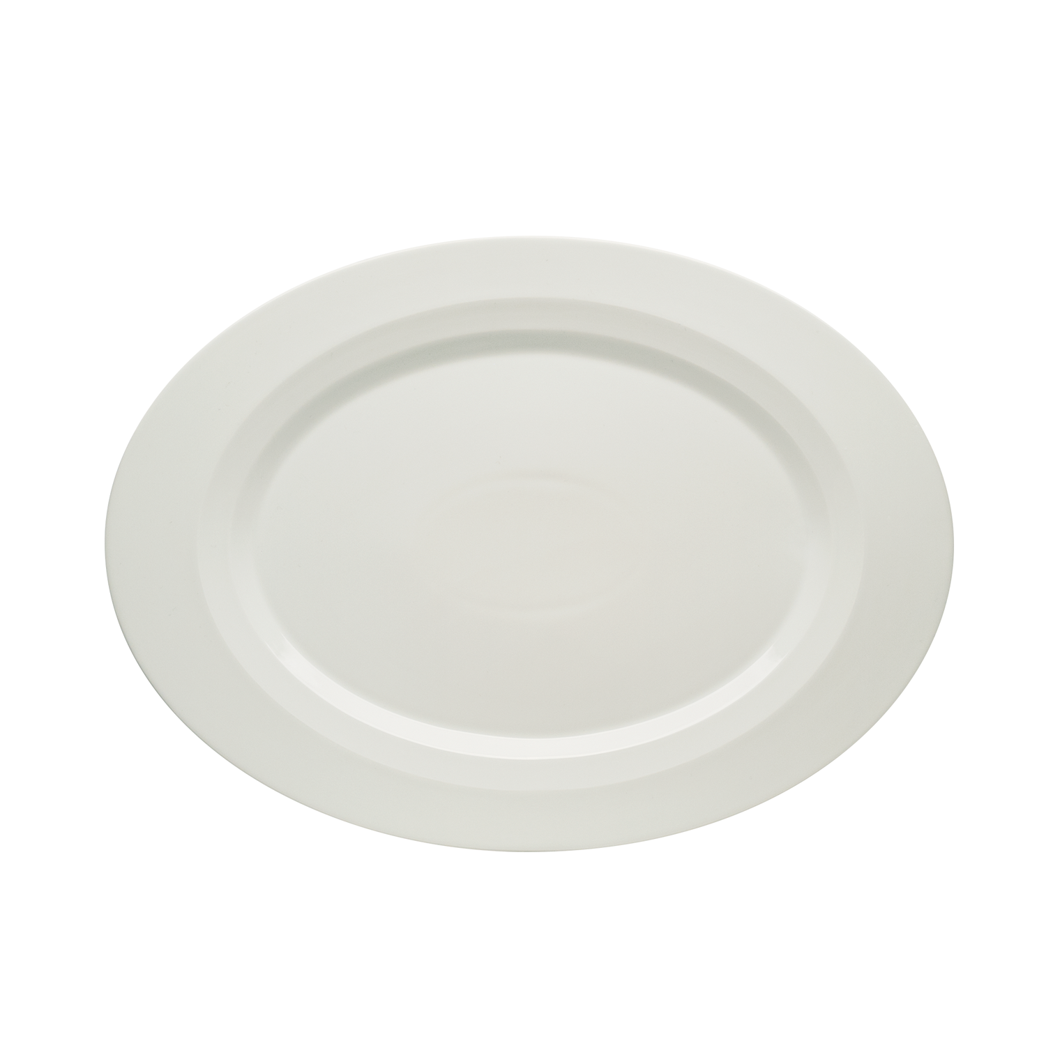 Schönwald, Allure - Platte oval Fahne, bonewhite, uni, 38,3 x 27,8 cm