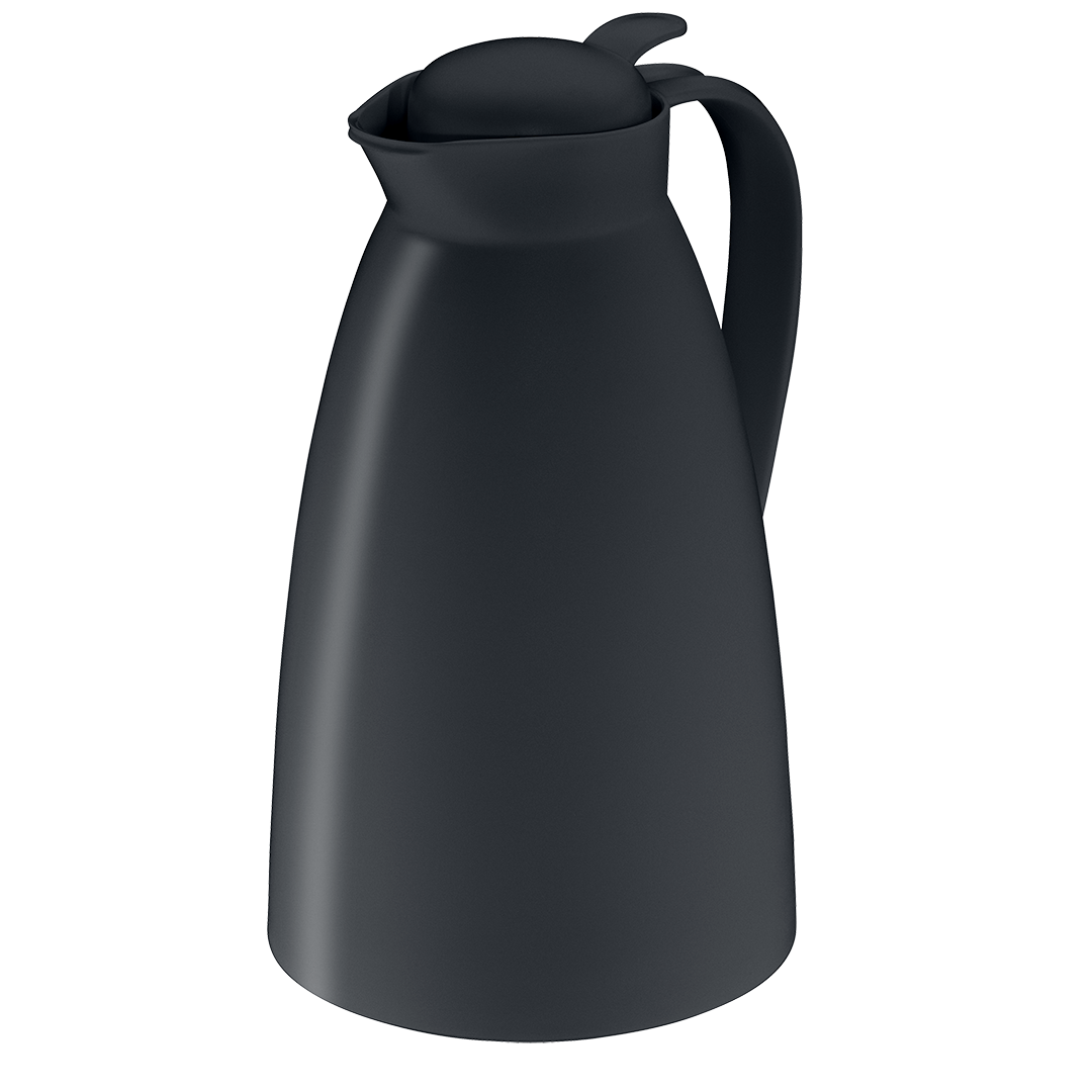 Isolierkanne Alfi ECO, Inhalt: 1,0 ltr., Farbe: Velvet Black mattiert