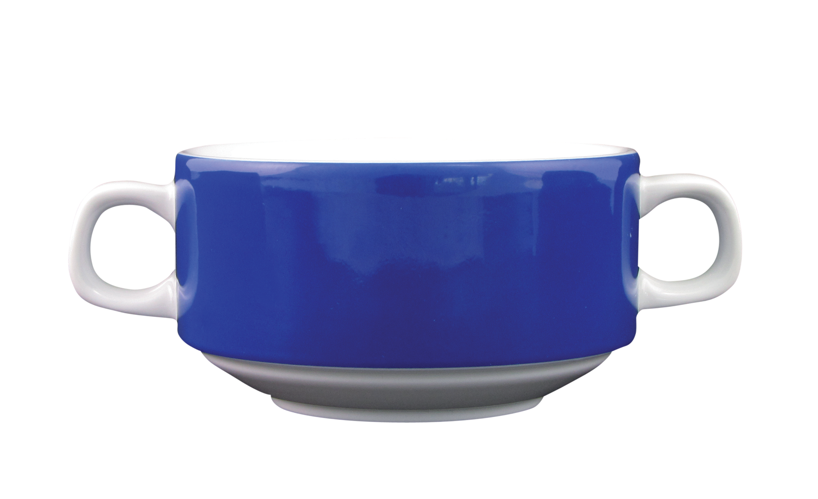 Eschenbach, Color - Suppen-Obere stapelbar, weiss/ blau, 0,26 ltr.