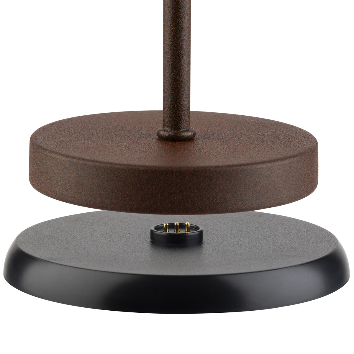 Tischleuchte MERLE MINI, Metall, Farbe: rostfarben, 1x LED 1,0 W / 100 lm, dimmbar in 3 Stufen, D: 9 cm, H: 25 cm