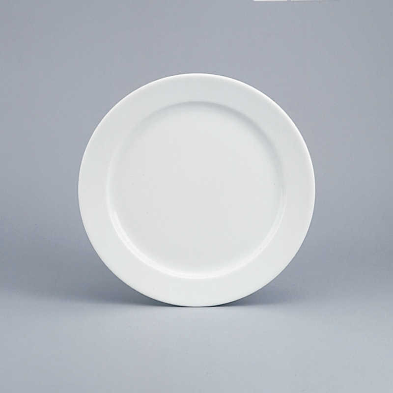 Schönwald, 898 - Teller flach, Fahne, weiss, uni, 19 cm