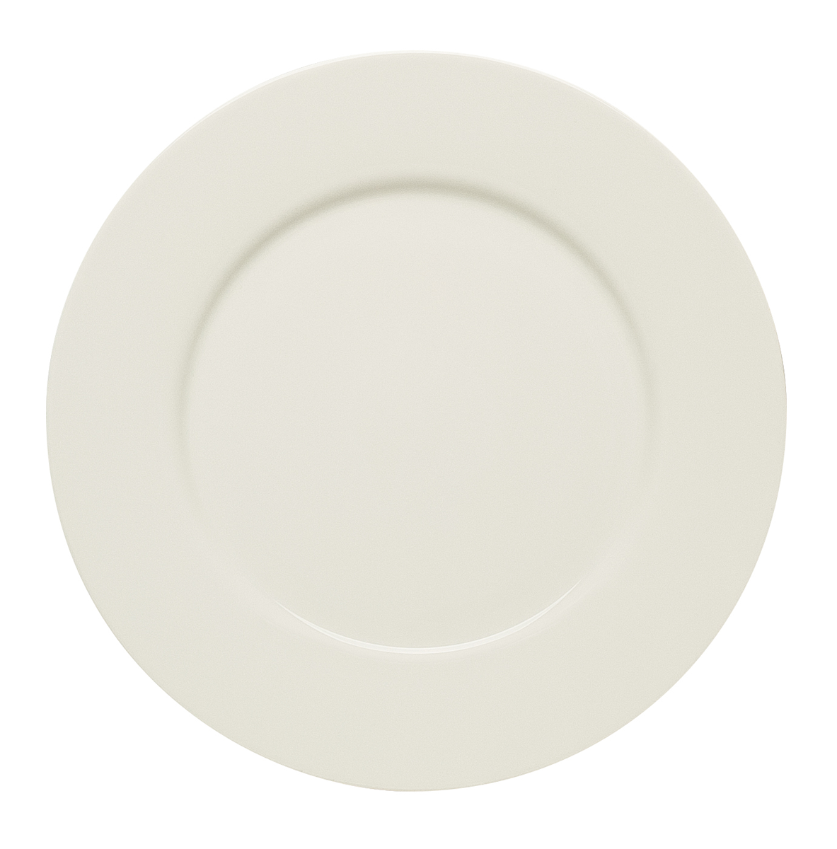 Bauscher, Purity - Teller flach Fahne, bonewhite, uni, 22 cm