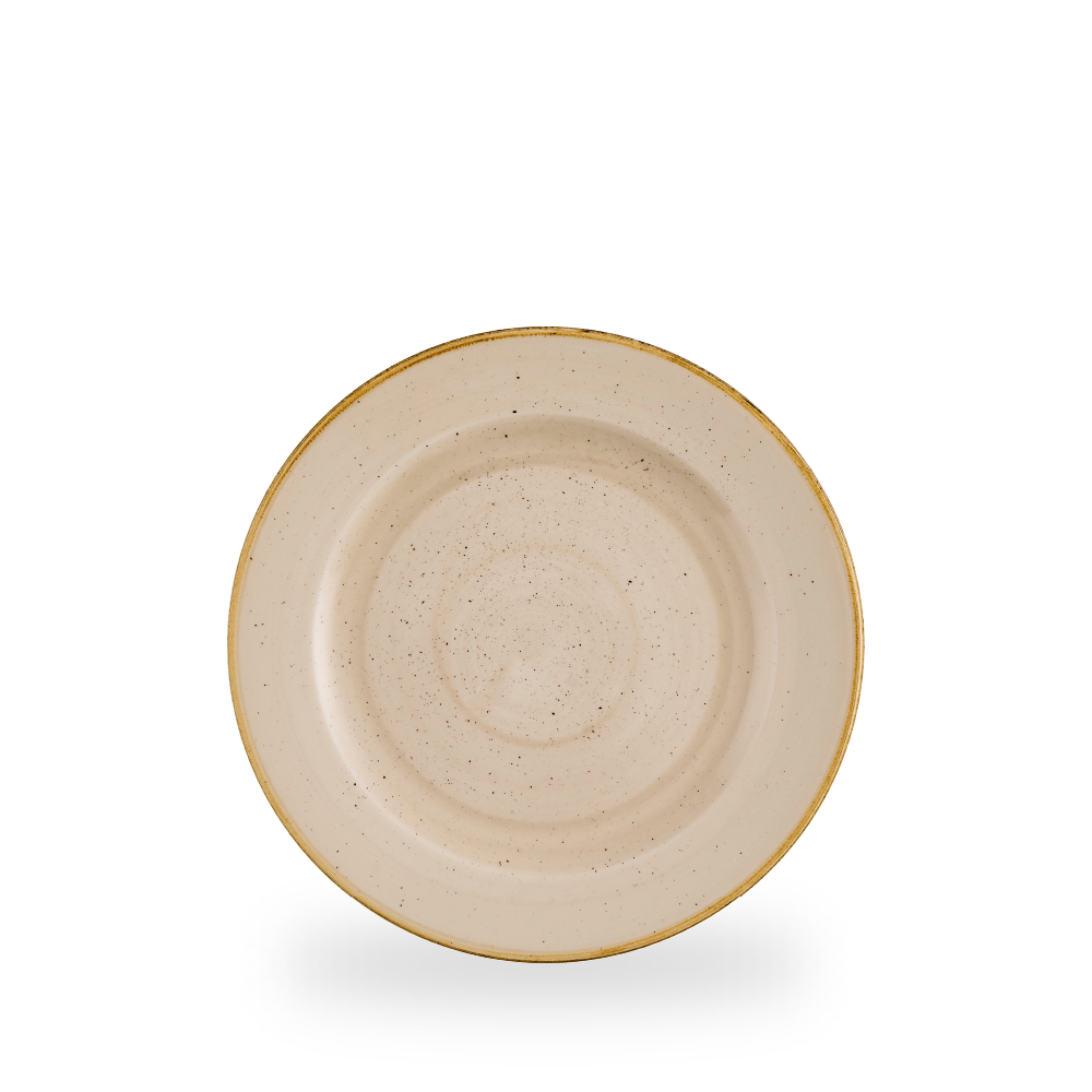 Churchill, Stonecast Profile : Nutmeg Cream - Teller flach Fahne, 23,4 cm