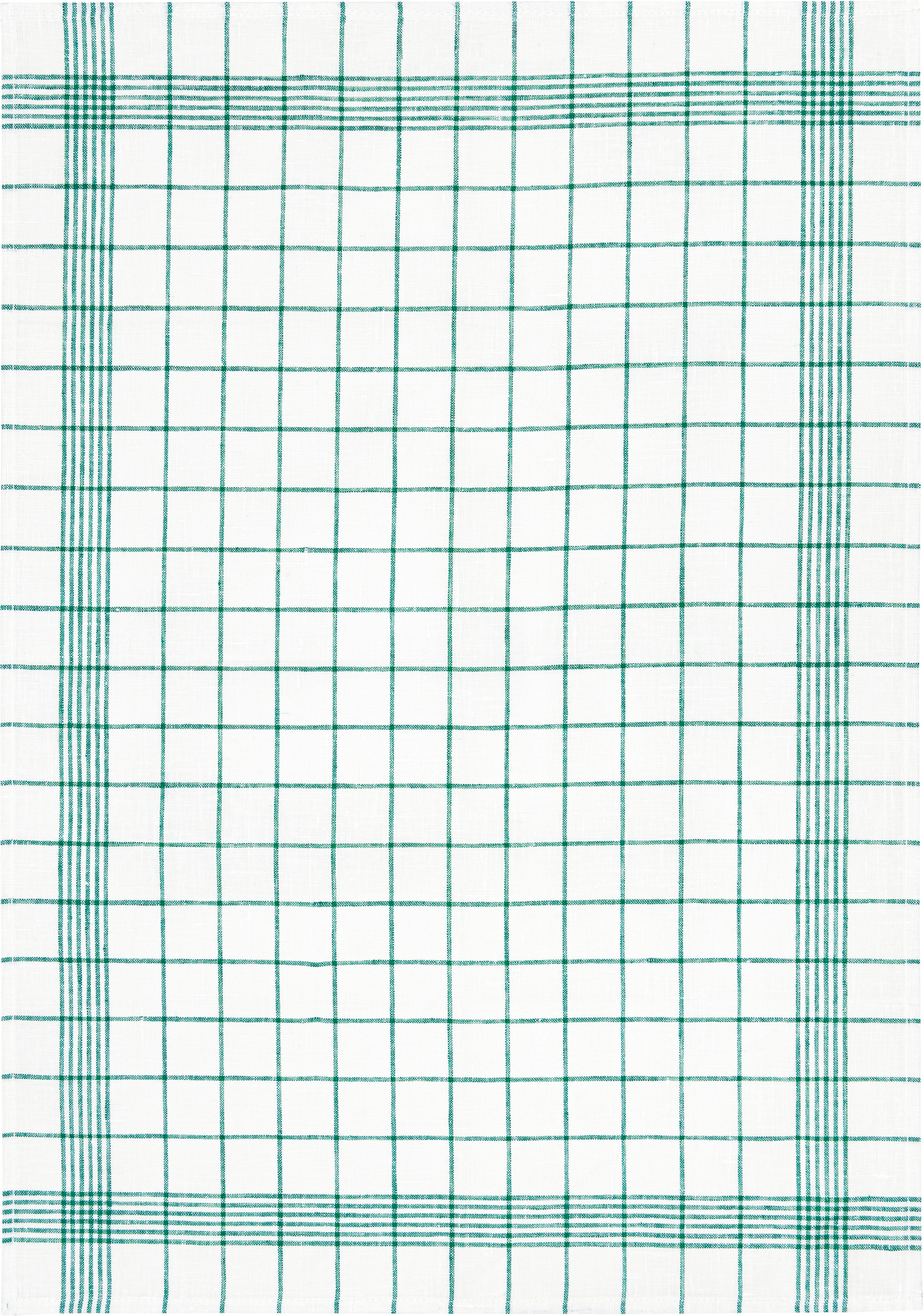 Gläsertuch - Reinleinen Karo 50 x 70 cm