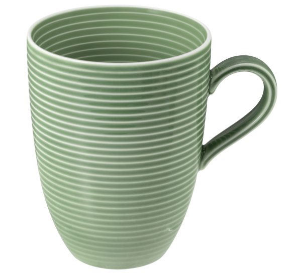 Seltmann Weiden, Beat : Salbeigrün - Becher m. Hkl. u. Relief, 0,35 ltr.