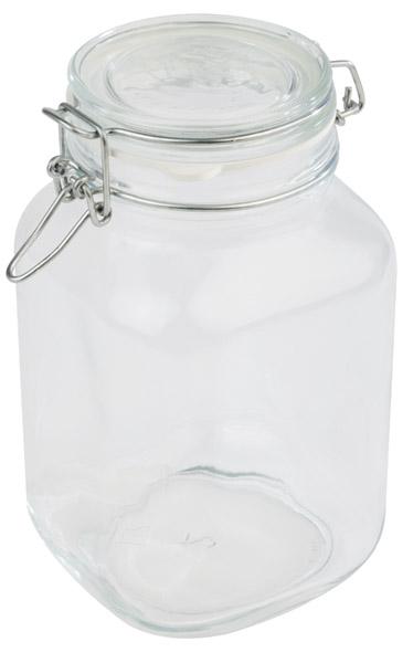 Glas m. Klappdeckel für Buffetständer GOOD MORNING, L x B: 12 x 12 cm, H: 22 cm, I: 2 ltr.