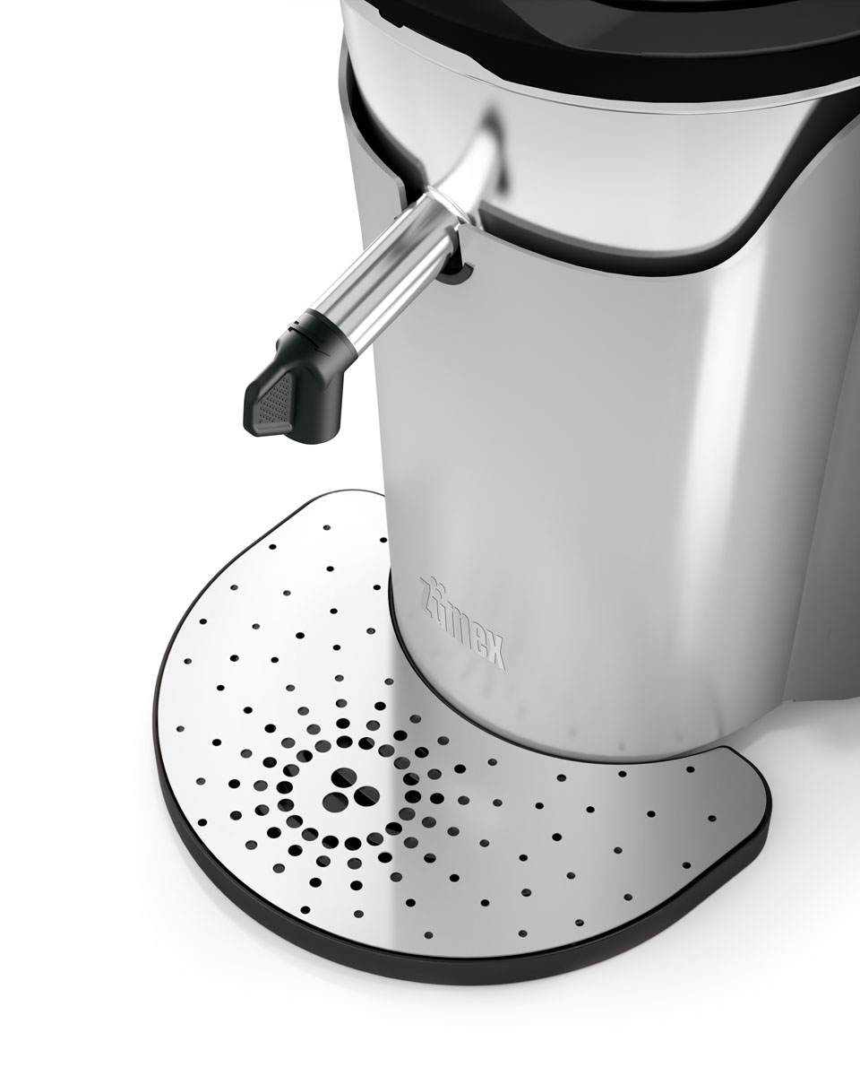 ZUMEX - MULTIFRUIT, Entsafter für Obst u. Gemüse max. D: 7,4 cm, 290 x 500 x 510 mm, Farbe: Black