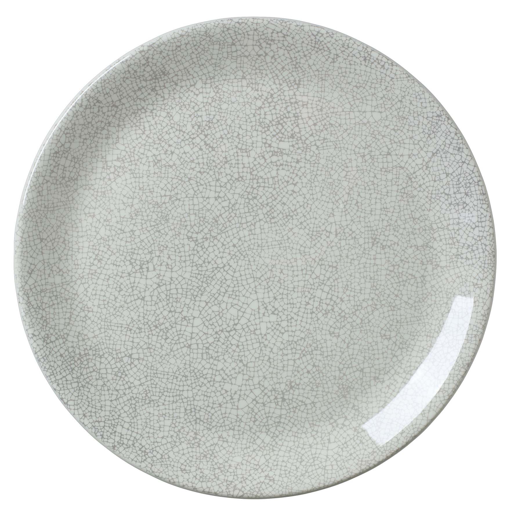 Steelite, Ink : Crackle Grey 1761 - Teller flach Coup, 20,2 cm