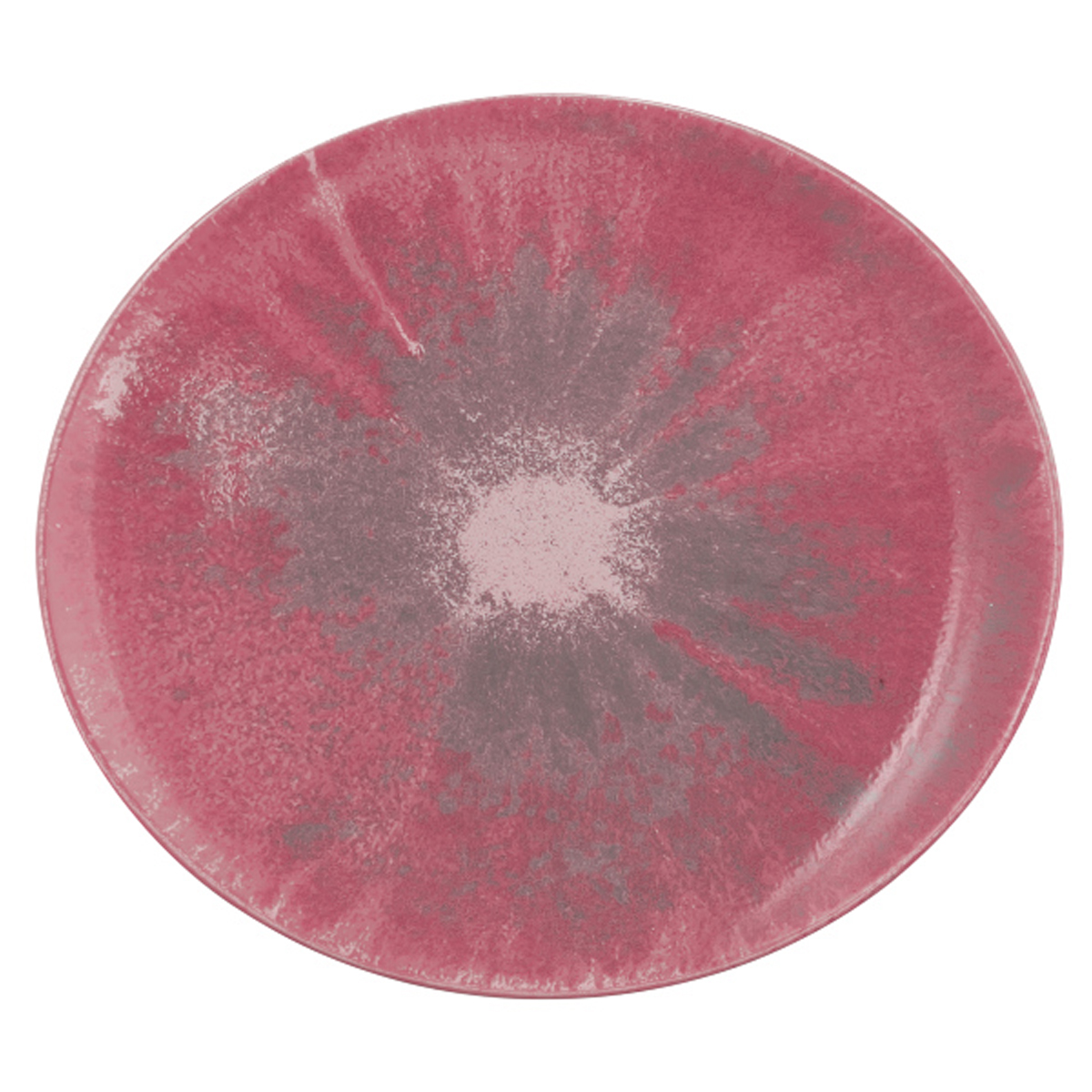 Seltmann Weiden, Modern Life : 58269 Batik Hibiskus - Platzteller oval 5235, 34 cm