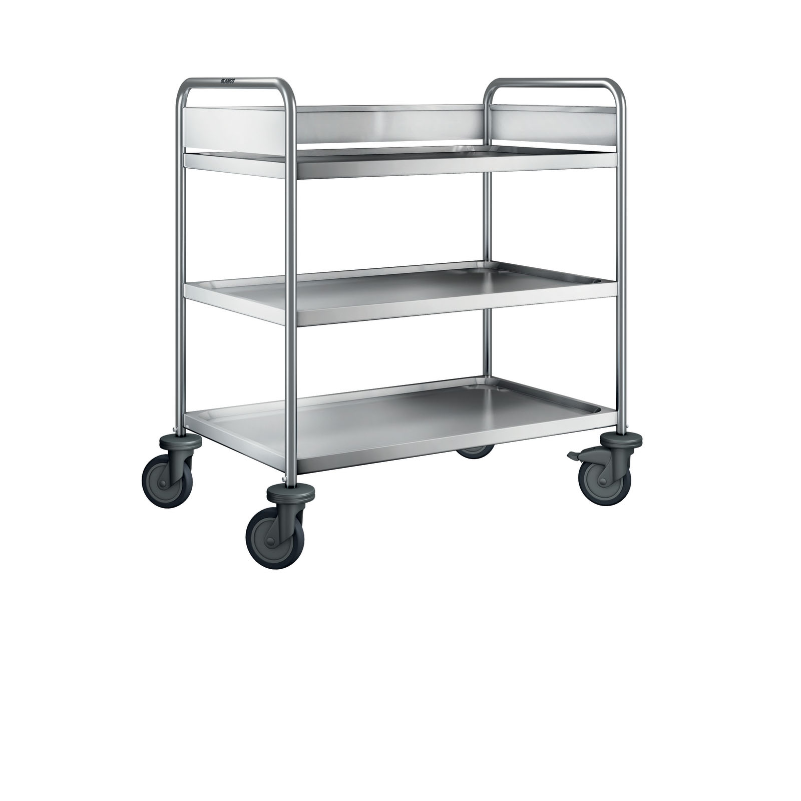 Abräumwagen ARW 9 X 6-3, 3 Borde 90 x 55 mm, max. 80 kg/ Bord, Trgf.: 120 kg, LxBxH: 100 x 65 x 103 cm