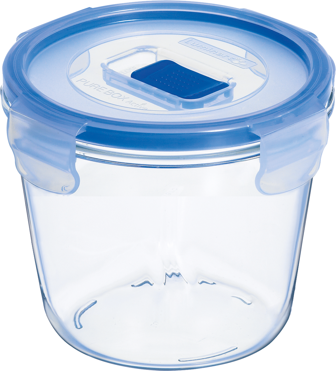Luminarc, Pure Box Active - Vorratsdose, rund, 13,9 cm/ 0,84 ltr.