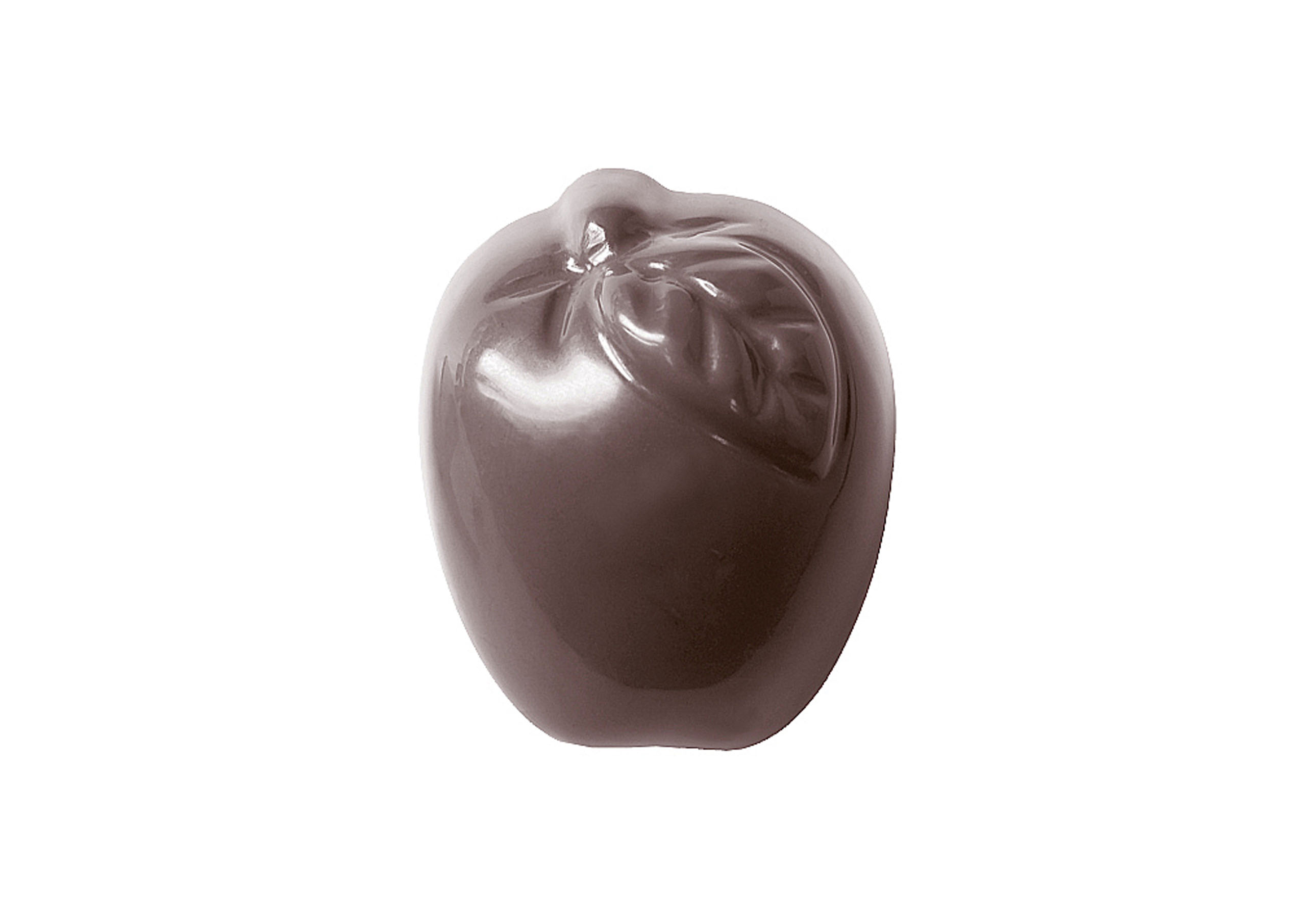 Schokoladen- Form Apfel Praline, 275 x 135 mm, 3 x 7 Stück 33 x 27 x 17 mm