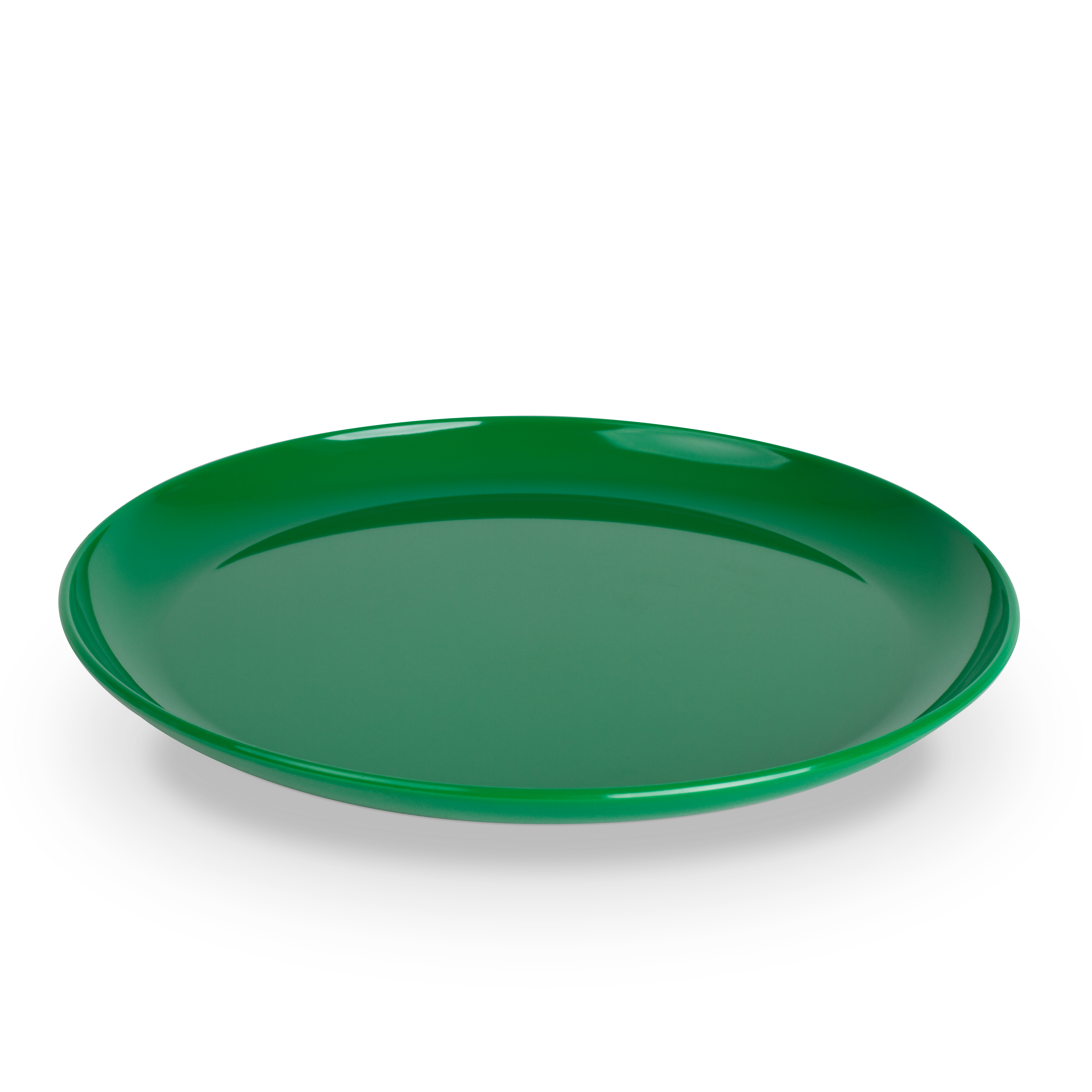 Essteller PC, uni, grün, D: 24 cm