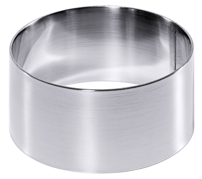 Schaumspeisenform, rund, Set a 2 St., EdSt., D: 6,8 cm, H: 3,5 cm