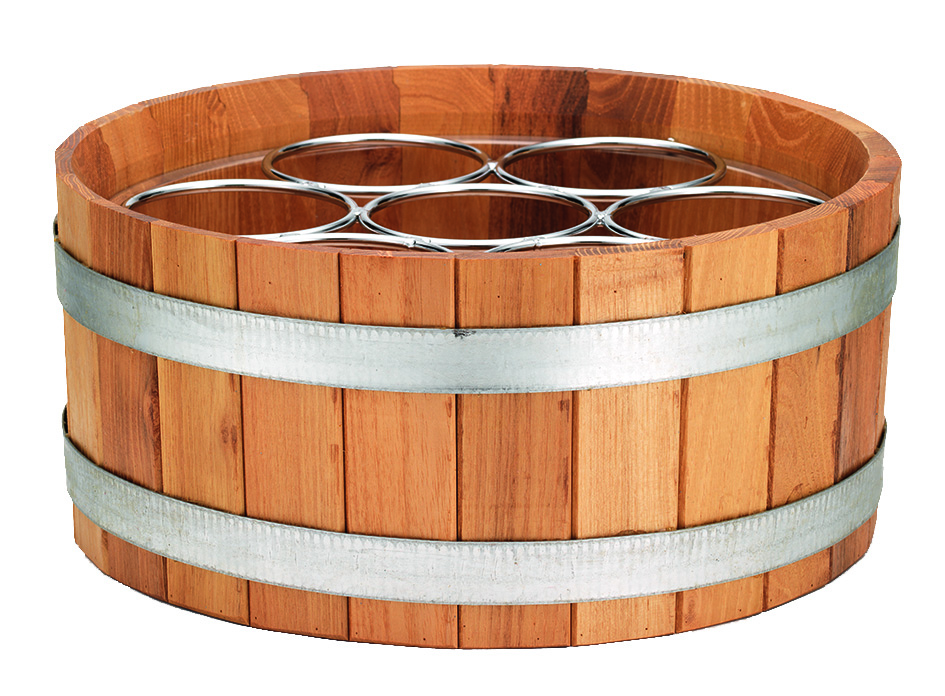 CARAFINE Septet Natur, inkl. Rahmeneinsatz, L: 400 mm, B: 400 mm, H: 180 mm