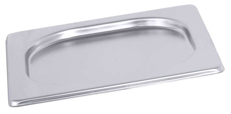 Deckel ohne Griffe GN 1/6, Edelstahl