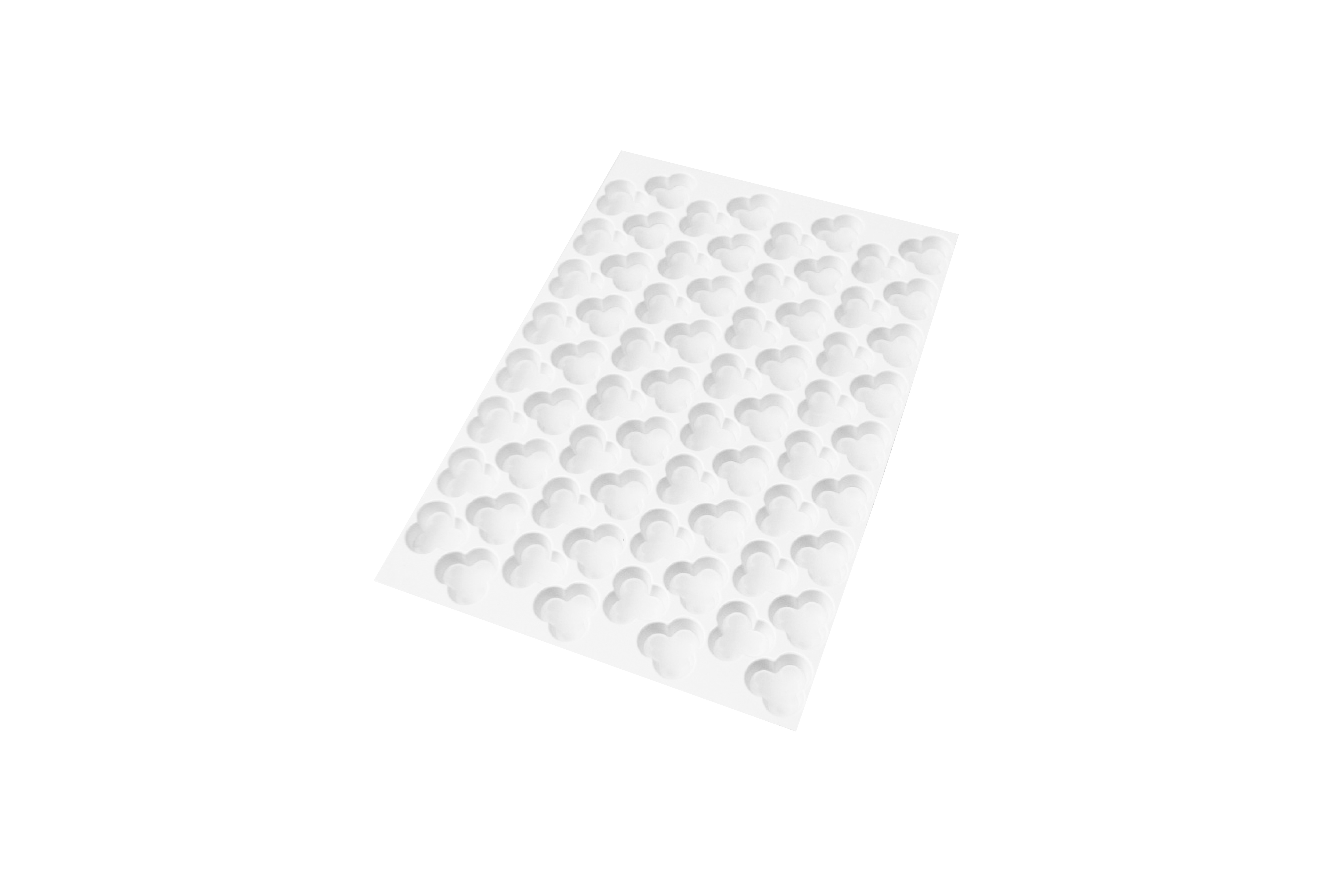 Ausstechmatte aus Kunststoff Dreiblatt, No. 8, D: 48 mm