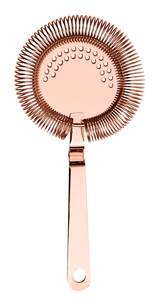 Hawthorn Sieb, Edelstahl, kupferfarben, 3 x 10,5 x 20 cm