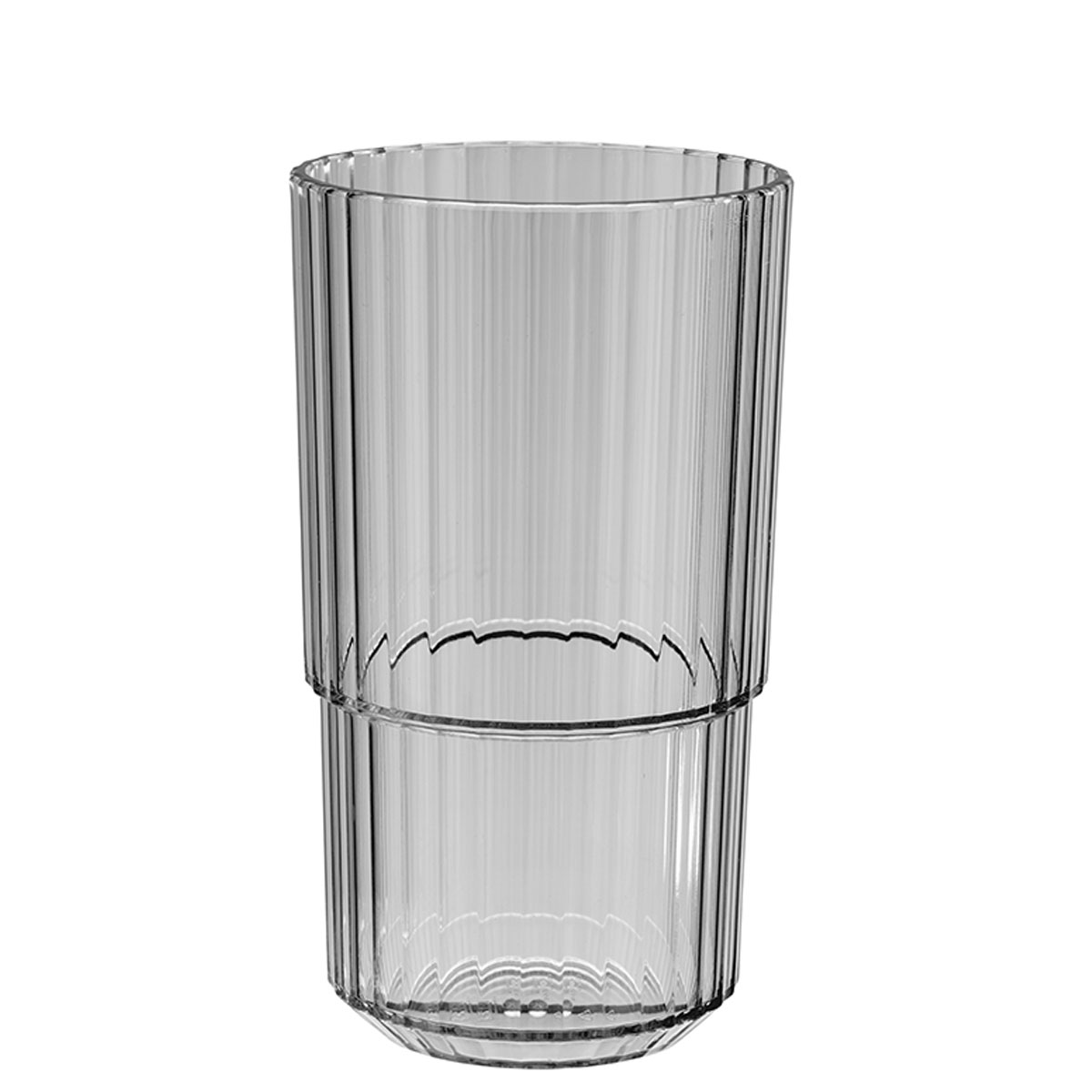 Trinkbecher Linea, Tritan, D: 8,5 cm, H: 15 cm, I: 500 ml, Farbe: french grey
